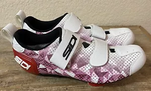 Sidi Women's T-5 Air Triathlon Bicycle Shoes Rose/Red/White EUR 41 US 8.5-9 - Picture 1 of 13