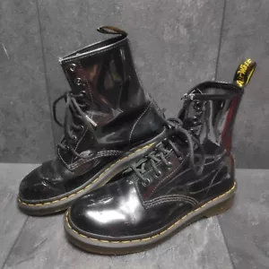 Dr Martens 1460 Lackleder Boots Gr. 38 Stiefel Leder Doc's Doc Martens 8 Loch - Bild 1 von 19