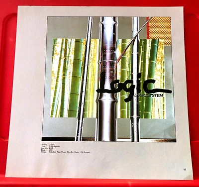 Logic System Logic Album Cover Art PICTURE / PRINT 11.5" x 11.5" Synth Pop - Image 1 of 3