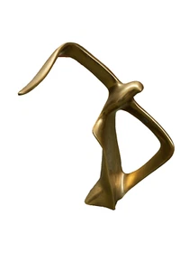 Brass Mid Century Stylized Seagull in Flight Bird Eagle (B5L) Sculpture Art - Picture 1 of 11