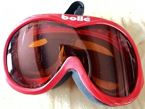 bolle ski goggles Red Frame Ámbar Lenses - Picture 1 of 5