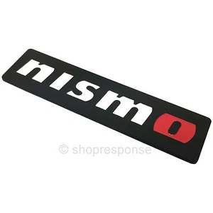 Nismo Aluminum Metal Emblem Badge Black 99993-RN211 Authentic Genuine JDM - Bild 1 von 1