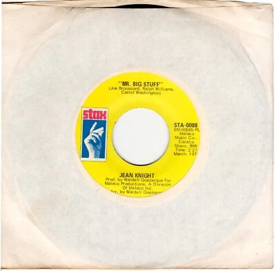 Jean Knight – Mr. Big Stuff / Why I Keep Living These Memories 7" 45 - Image 1 of 4