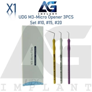 Dental M3-Micro Opener 3PCS Set #10, #15, #20 Precision Opener Posterior Teeth - Picture 1 of 5