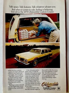 1979 Oldsmobile Custom Cruiser Station Wagon Print Ad - Picture 1 of 2
