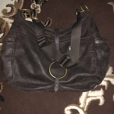 Orciani  Wet leather Large Shoulder Purse - Image 1 of 4