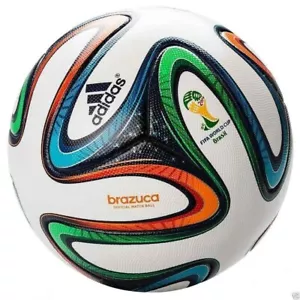 Balón de fútbol oficial Adidas Brazuca 2014 FiFA Copa Mundial Fútbol Talla 5 - Imagen 1 de 3