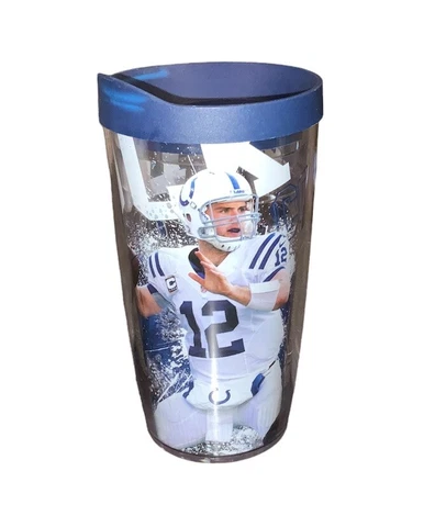 NFLPA Indianapolis Colts NFL Andrew Luck #12 Tervis Tumbler 16 Fluid oz Cover