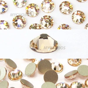 1440 Swarovski 2088 12ss wholesale crystal flatback rhinestones ss12 SILK (391) - Picture 1 of 5