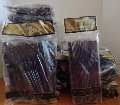 Lote de 1044 cuchillos de plástico extra resistentes para fiestas/picnic/patio trasero/alimentos Foto 1 de 4