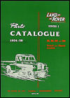 Land Rover Parts Book 1954 1955 1956 1957 1958 Series I Part Catalog Catalogue