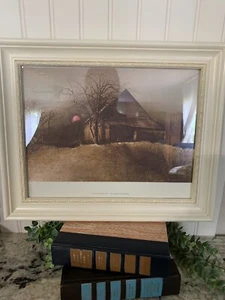 White Framed Art Print "Late Afternoon" by Hubert Shuptrine 1974 - Picture 1 of 5