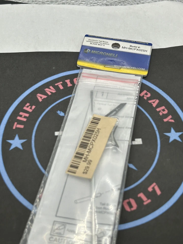 MicroHeli. MH-MCPX025H. Aluminum Tail Boom w/Horizontal Fin system. BLADE MCP X - Image 1 of 1