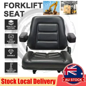 Tractor Seat Forklift Excavator Mower Truck Backrest Chair Adjustable Universal - Picture 1 of 12