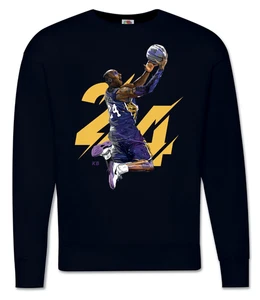 Kobe 24 Legend Mamba Hoop Dunk Crushed Fan Basketball Rollkragenpullover Fan - Bild 1 von 6