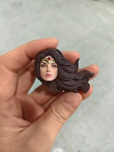 1/6 1/12 1/18 1/10 1/24 Wonder Woman Head For 12" 6" 7" 3.75" Female Figure Body - Picture 1 of 8