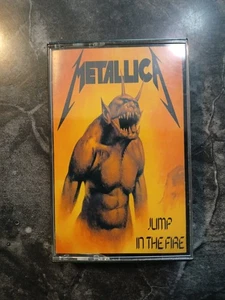 METALLICA Cassette Tape JUMP IN THE FIRE 1983 UK Music For Nations Rare - Picture 1 of 6