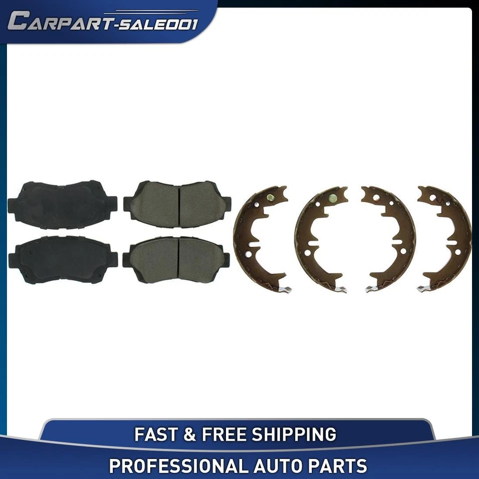 Juego de pastillas de freno de disco delanteras traseras zapata de freno de estacionamiento para Toyota Camry 1994-1996 Foto 1 de 4