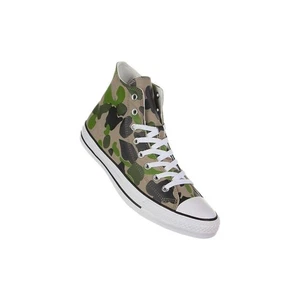 Converse Chuck Taylor All Star High negro/camuflaje talla 12 hombre/14 mujer - Imagen 1 de 5