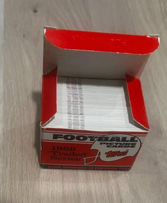 Juego parcial de fútbol americano intercambiado Topps 1989 129-132 desaparecido Sanders Deion Aikman casi nuevo+ Foto 1 de 2