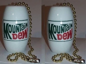 Set of 2 Mountain Dew Ceiling Light / Fan Pulls - Picture 1 of 1