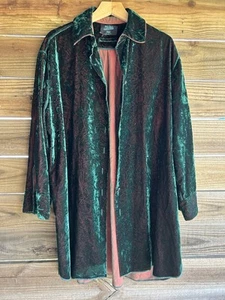 1989 fall jean paul gaultier maille burnout Crushed Velvet two-tone Jacket RARE - Picture 1 of 11