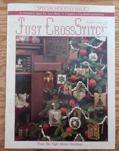 EUC  Nov/Dec 1988 "Just Cross Stitch" Magazine - Special Christmas Holiday Issue - Picture 1 of 4