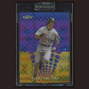 Todd Helton /139 #6 2004 Topps Finest Uncirculated Gold X-Fractor Rockies Card - Picture 1 of 4
