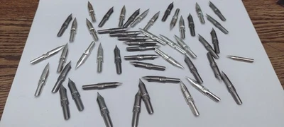 Esbozo Jackson vintage No. 442 Hunt Companion Spencerian No. 40 plumillas para bolígrafo Foto 1 de 4