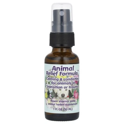 Fórmula de alivio animal, spray de esencia floral, 1 fl oz (30 ml) Foto 1 de 2