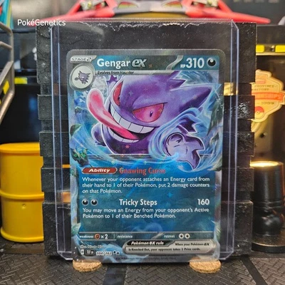Gengar ex Temporal Forces Ultra Rare Pokémon TCG 104/162 Scarlet & Violet SV05 - Image 1 of 4