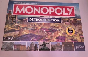 NUEVO PRECINTADO 2024 MONOPOLY DETROIT EDICIÓN LIMITADA JUEGO DE MESA - NUEVO EN CAJA SELLADO - Imagen 1 de 6