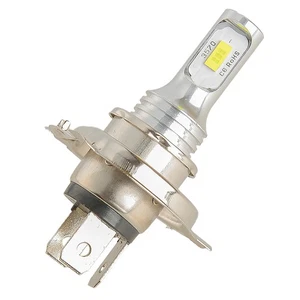 1x H4 HS1 9003 lampadina LED per moto faro alto basso fascio di luce 6000K - Picture 1 of 5