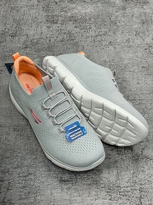 Skechers Damen Sneaker Summits Top Player 150116 – Stretch Fit, Grau Mint