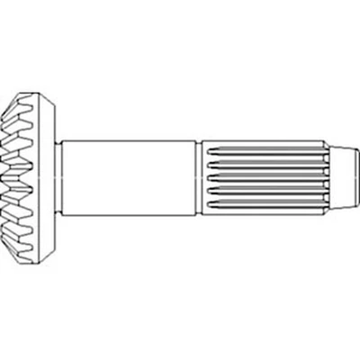 卸载 Upper Gear Box 小齿轮 适合 Case IH 2366 2188 1640 2388 2166 1680 — 第 1/4 张图片