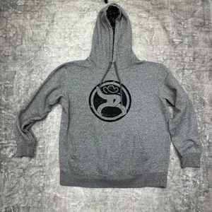 Hooey Hoodie Herren Large grau Roughy Pullover Cowboy Western Logo Sweatshirt - Bild 1 von 12