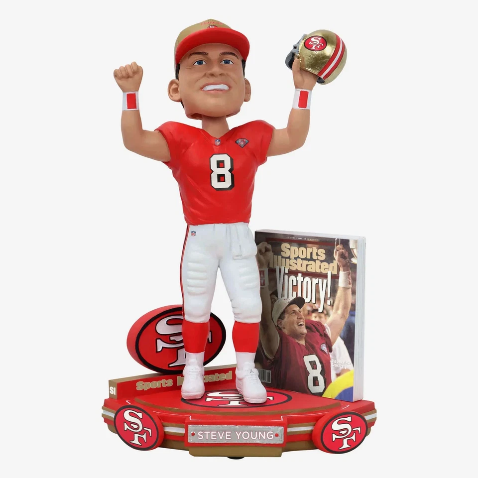 Steve Young San Francisco 49ers Victory Sports Illustrated Bobblehead NFL - Image 1 of 1