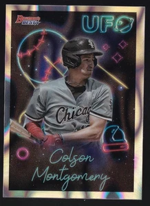 2022 Bowman's Best UFO Insert Colson Montgomery Lava Refractor Parallel /50 - Picture 1 of 2