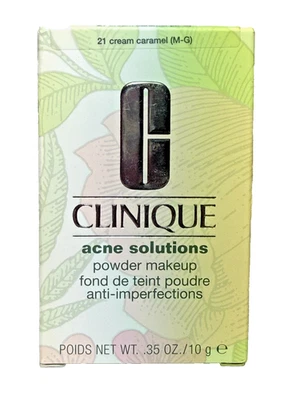 Clinique Acne Solutions Powder Makeup-21 Cream Caramel-0.35 oz-NIB- - Image 1 of 2