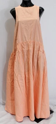 ASOS дизайн женщин Slash шеи Smock Midi платье AP2 румяна абрикос размер: (США: 6) - Изображение 1 из 4