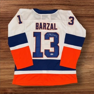 MATT BARZAL NY ISLANDERS SIGNED / AUTOGRAPHED JERSEY BECKETT COA!! - Picture 1 of 4