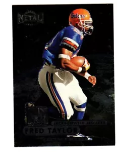 1998 Metal Universe #178 Fred Taylor RC JACKSONVILLE JAGUARS ROOKIE GATORS - Picture 1 of 2