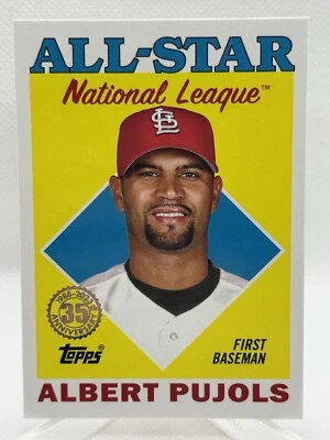 2023 Topps Series 2 - 1988 Topps All-Star Baseball #88AS-49 Albert Pujols - Image 1 of 2