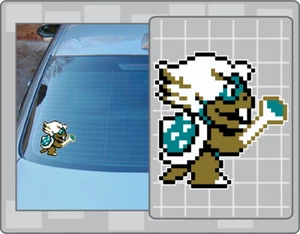 LUDWIG VON KOOPA Sprite #1 from Super Mario Bros. 3 Vinyl Decal Car Sticker - Picture 1 of 1