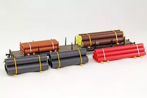 HO Scale Loads - A3008 - 5 Bundles of Pipe - Bild 1 von 5