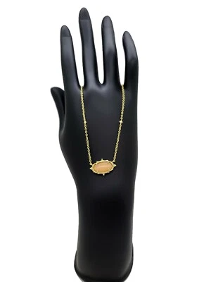 Nuevo Collar Colgante Elisa Barroco Oro 846 Marca KENDRA SCOTT ÁGATA NARANJA Foto 1 de 2