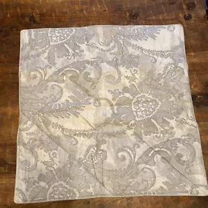 Fienile Ceramica Euro Sham 25 X25 100% Cotone Grigio Nuovo - Foto 1 di 3