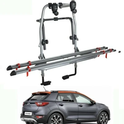 PORTABICI POSTERIORE 2 BINARI KIA STONIC ANNO 2020 PER 2 BICI UOMO DONNA MB - Immagine 1 di 3