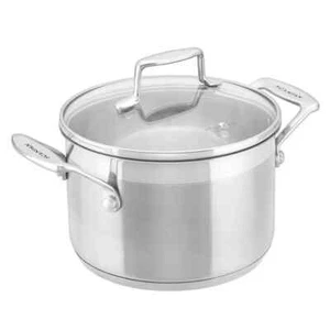 Scanpan Stainless Steel 18cm Casserole Pot Pasta Stew Cooking Stock Pot Stockpot - Picture 1 of 6