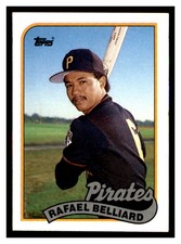 1989 Topps #723 RAFAEL BELLIARD Pittsburgh Pirates